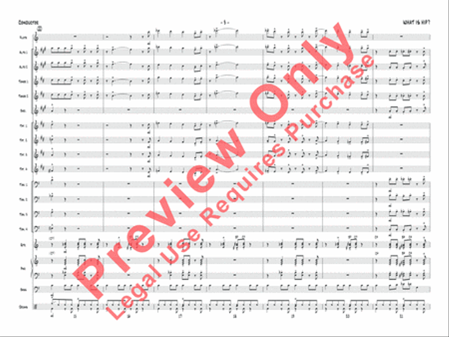 What Is Hip What Is Hip Jazz Ensemble scores gallery preview page 4