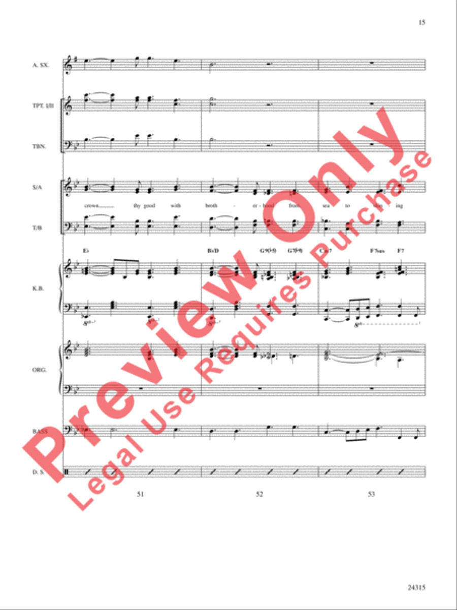 America, the Beautiful America, the Beautiful Choir scores gallery preview page 16