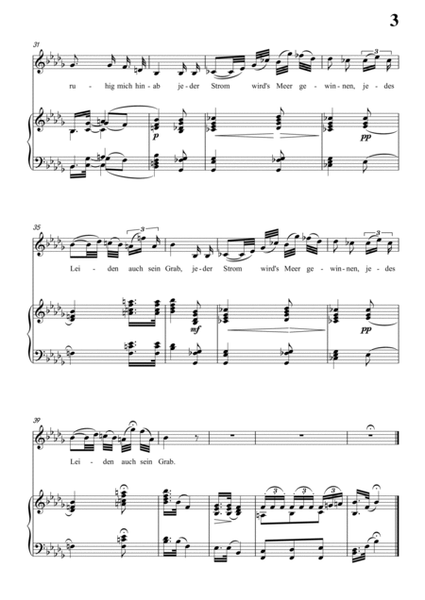 Schubert-Irrlicht,from 'Winterreise',Op.89(D.911) No.9 in bB minor,for Vocal and Piano