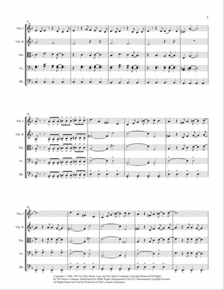 Happy Together Happy Together String Orchestra scores gallery preview page 5