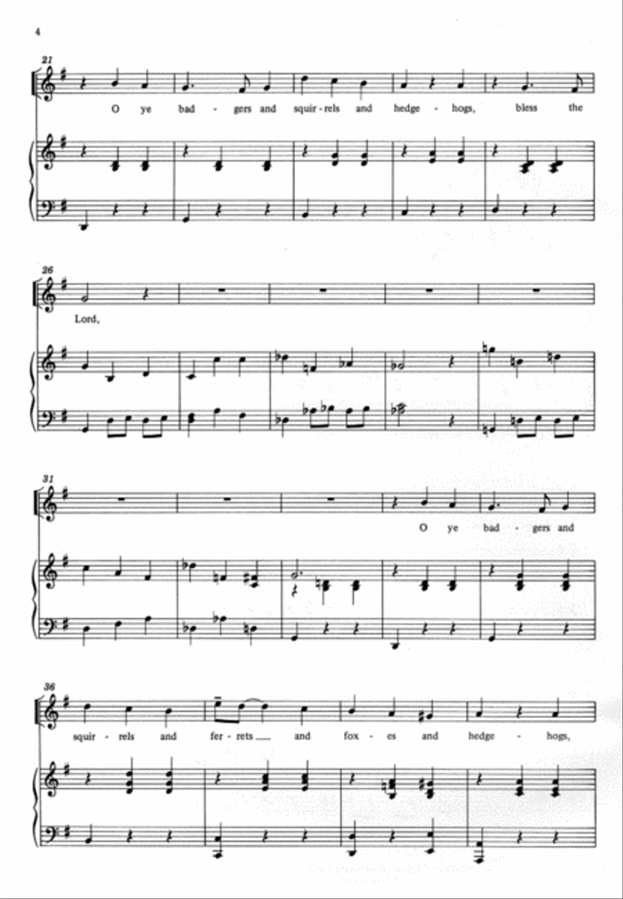 Bless the Lord Children's Choir scores gallery preview page 3