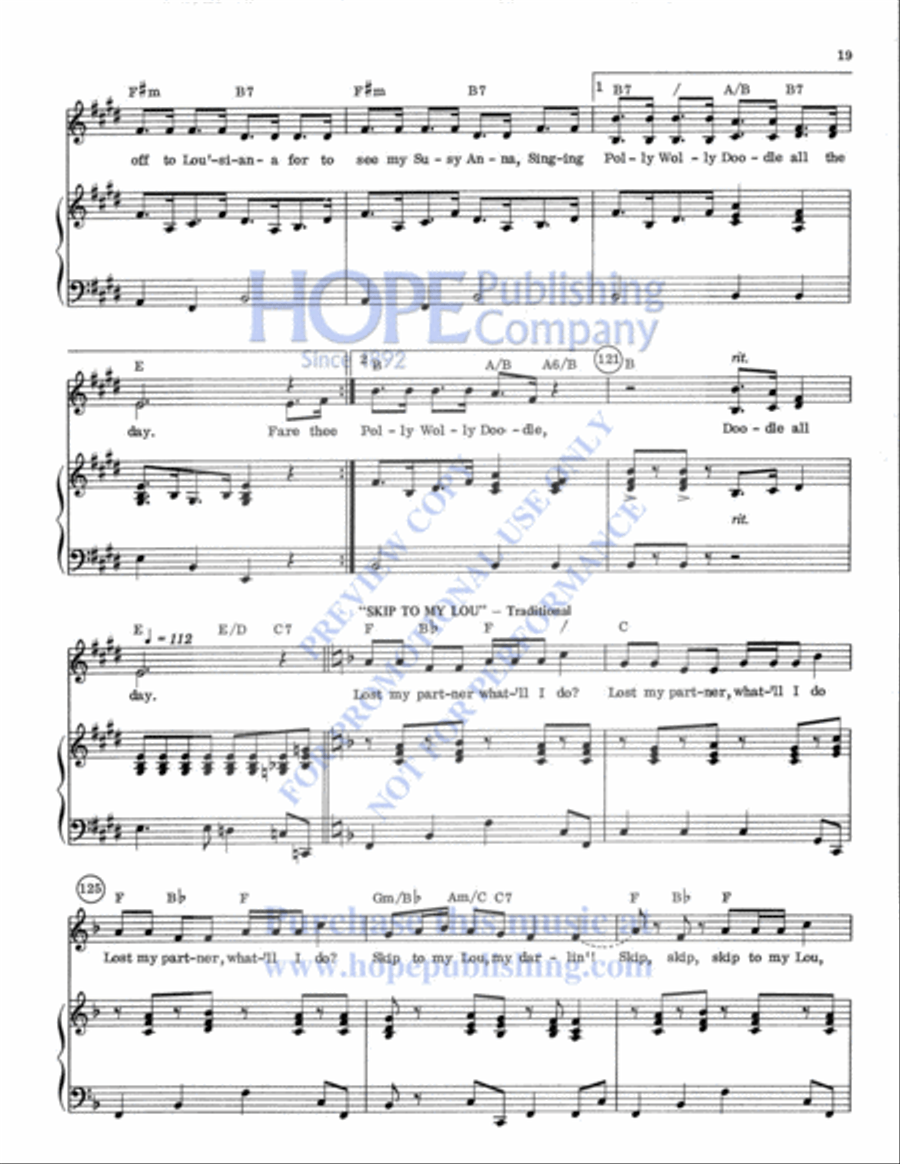 My Country Unison Choir scores gallery preview page 20