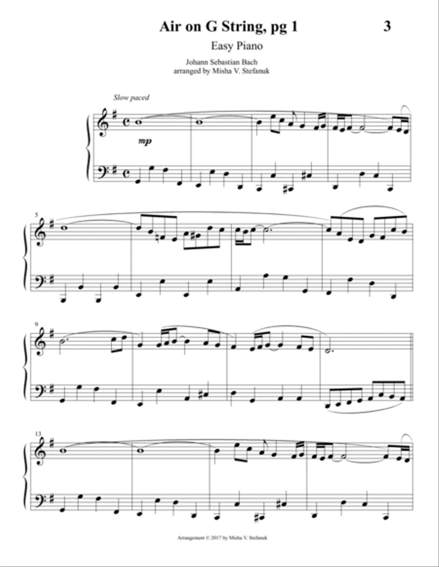 Wedding Easy Piano Classics Easy Piano scores gallery preview page 3