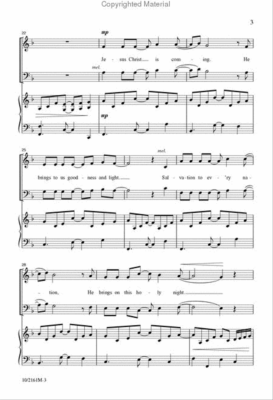 Glory, Glory! Creation Sings! 4-Part scores gallery preview page 4