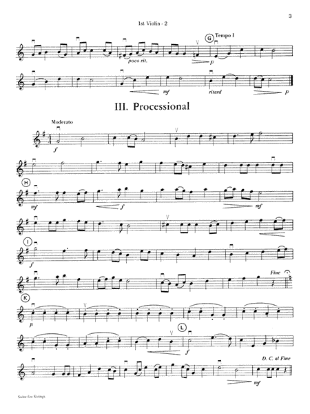Highland/Etling String Quartet Series: Set 1: 1st Violin