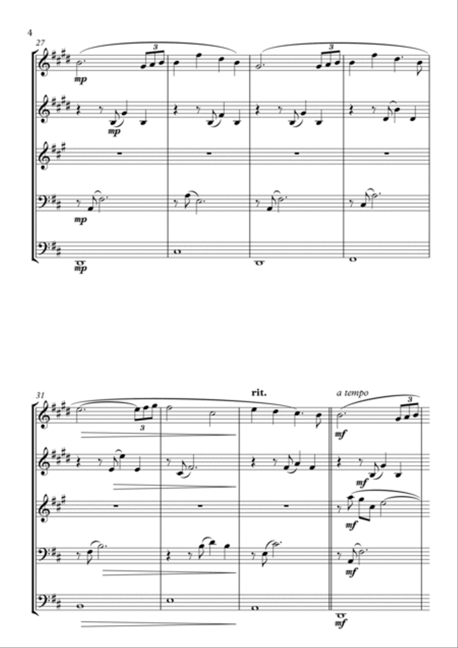 Mickey Brass Ensemble scores gallery preview page 4