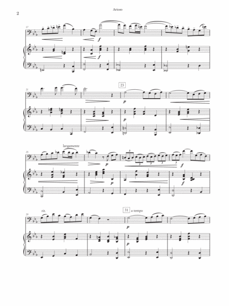 Arioso from Cantata No. 156 (Trombone/Euphonium/Bassoon) image number null