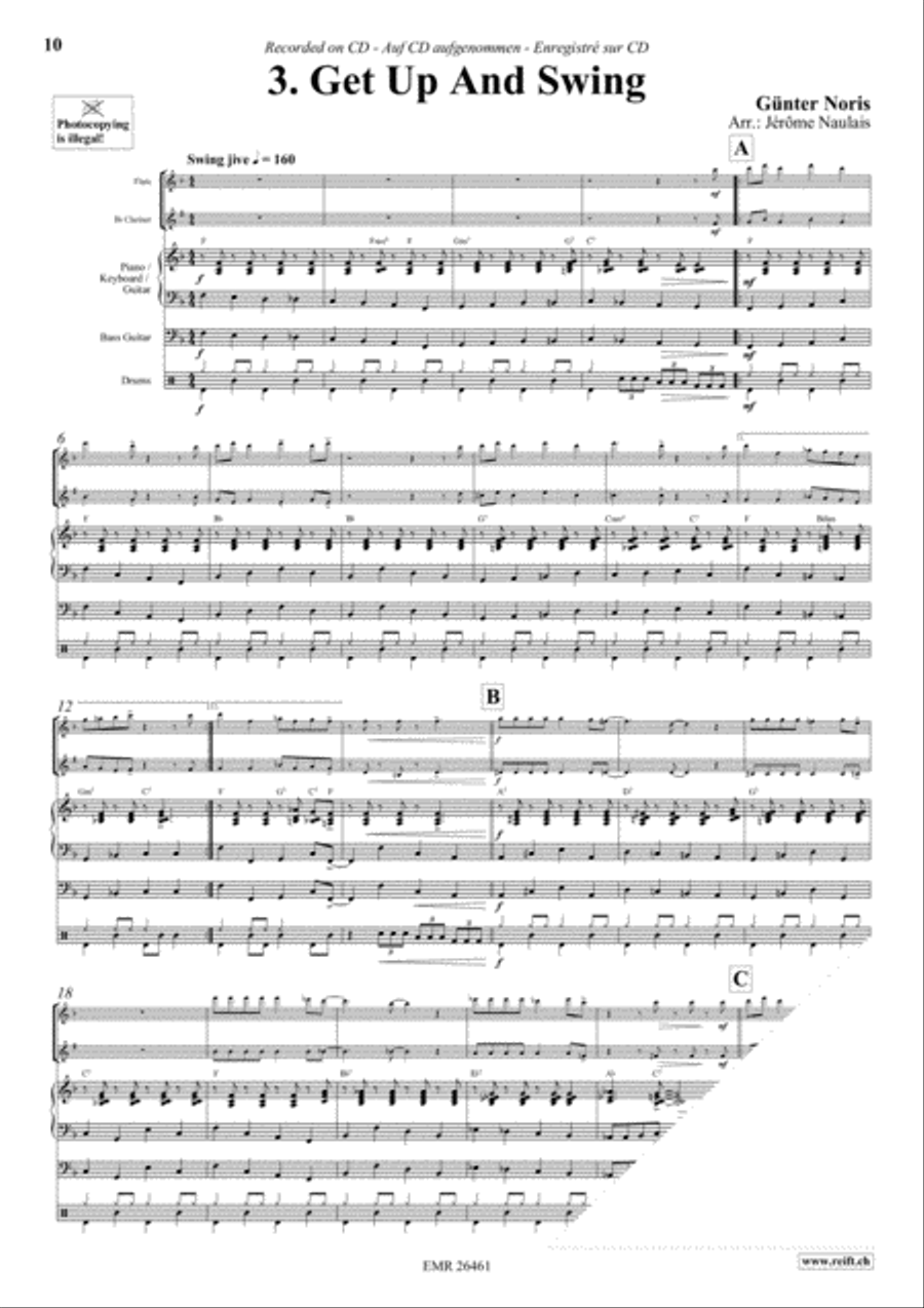 Let's Dance Volume 2 Woodwind Ensemble scores gallery preview page 5