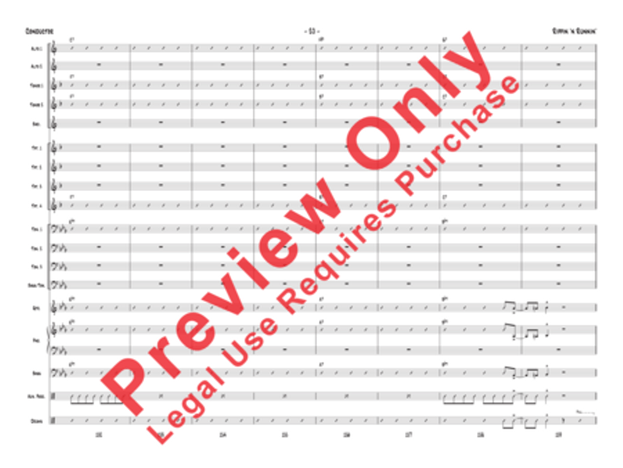Rippin' 'n Runnin' Jazz Ensemble scores gallery preview page 21