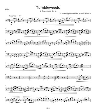 Tumbleweeds Cello Part