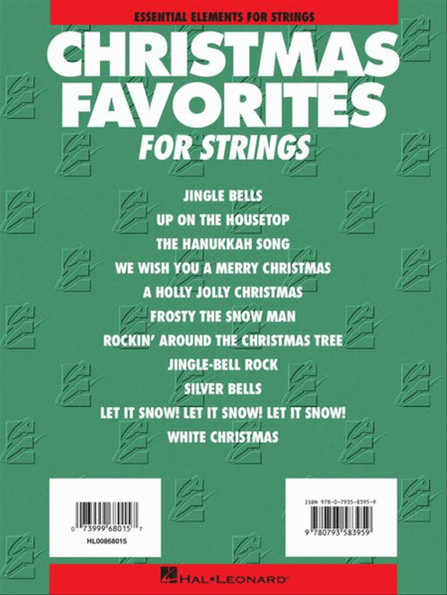 Essential Elements Christmas Favorites for Strings String Methods scores gallery preview page 5