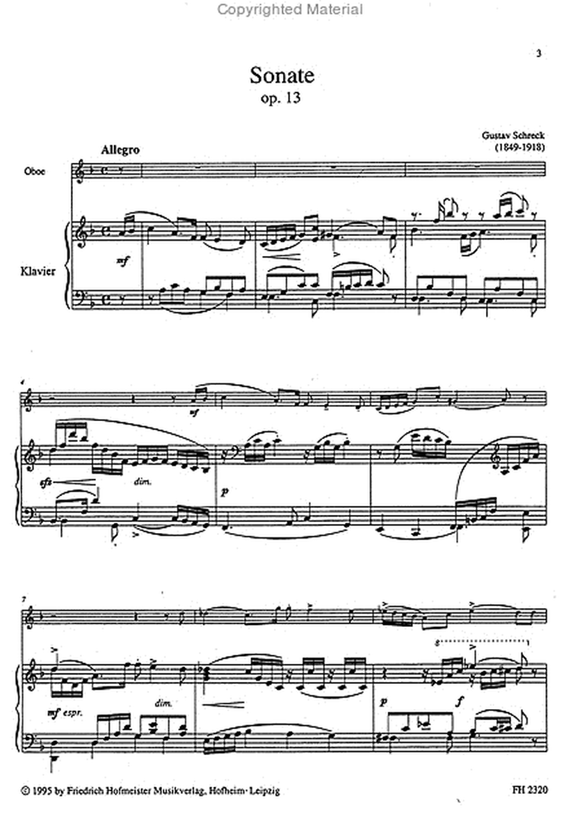 Sonate, op. 13