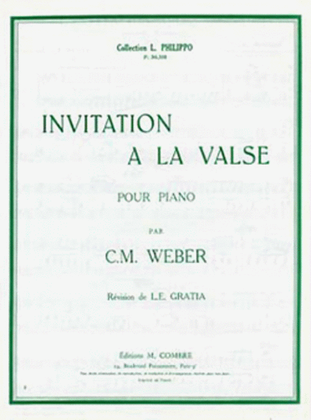 Book cover for Invitation a la valse Op. 65
