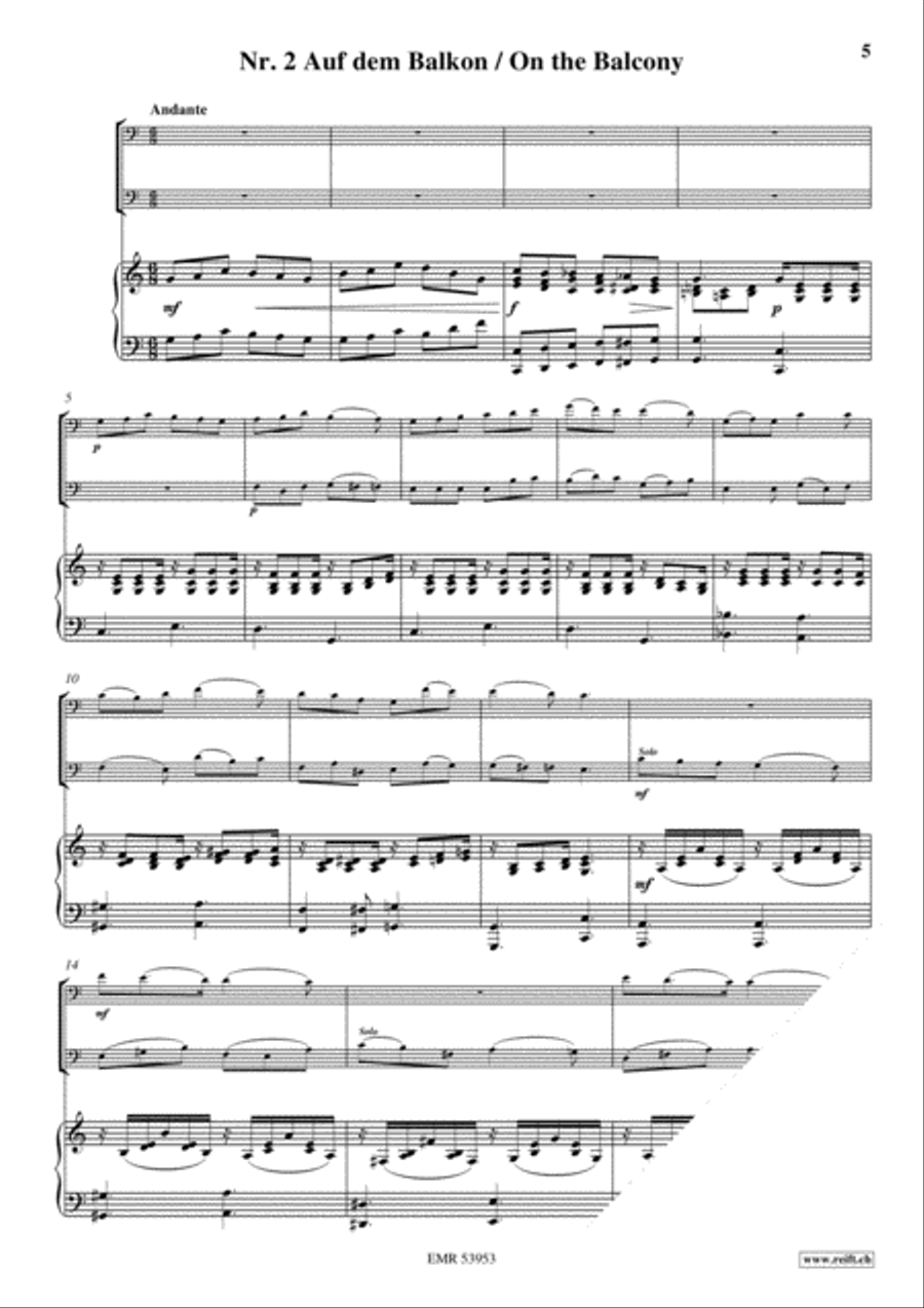 Erinnerung an Kijanitza Erinnerung an Kijanitza Trombone Duet scores gallery preview page 4