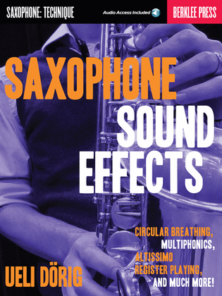 Book cover for Saxophone Sound Effects