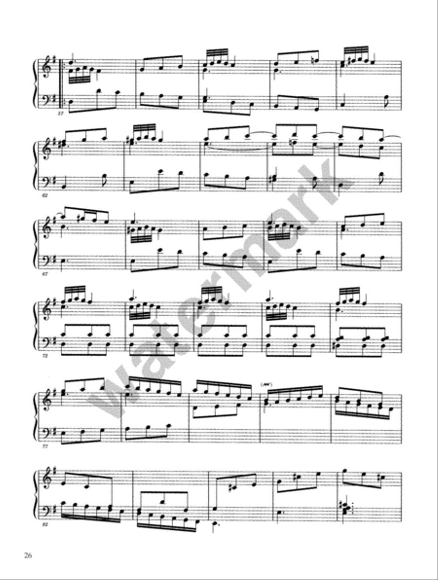 Domenico Scarlatti -- Ninety Sonatas in Three Volumes, Volume III Piano Solo scores gallery preview page 9