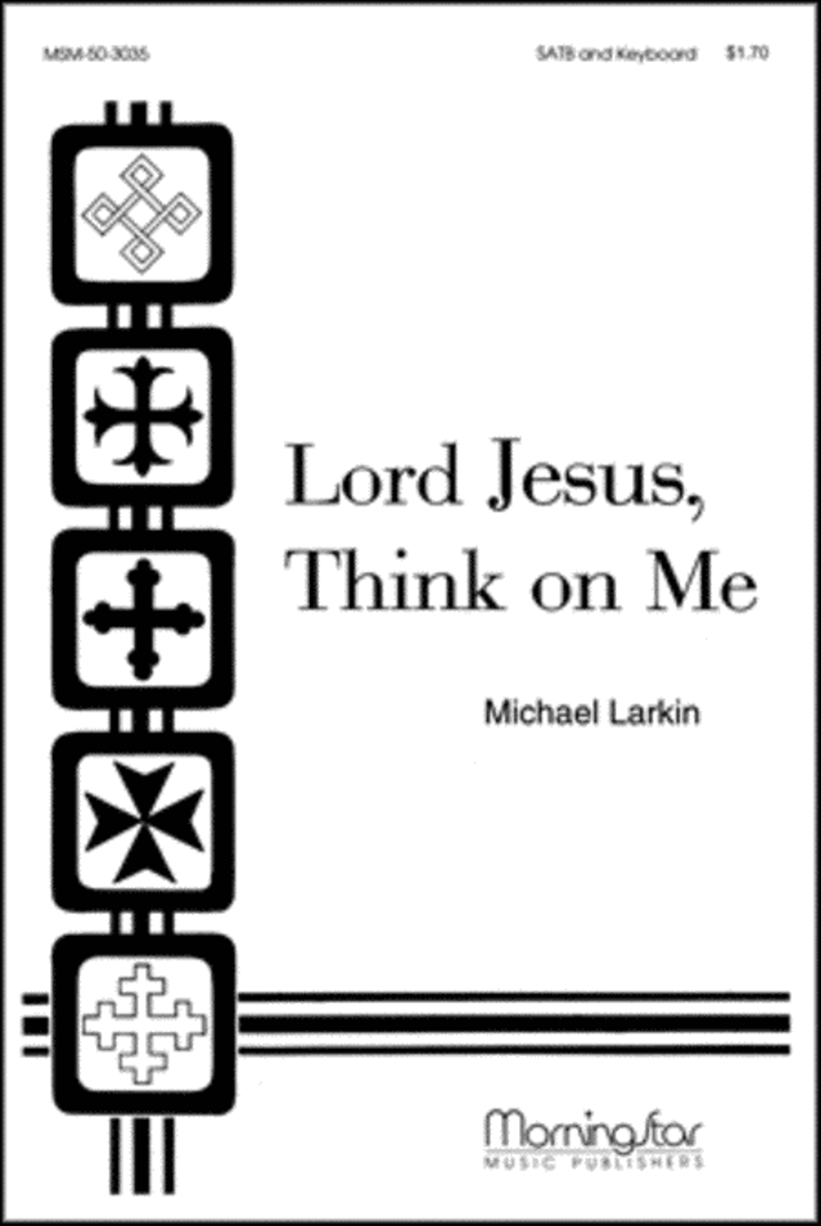 Lord Jesus, Think on Me 4-Part scores gallery preview page 1