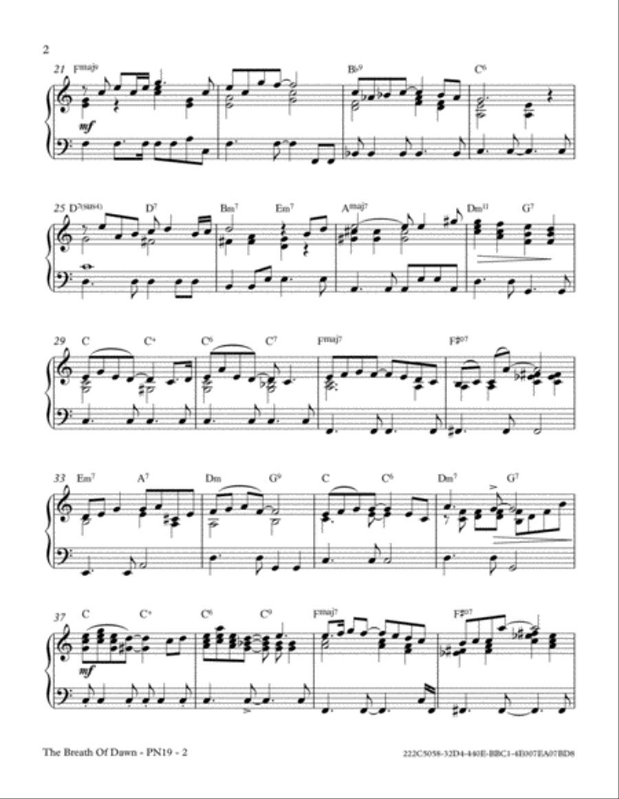 The Breath Of Dawn Piano Method scores gallery preview page 2