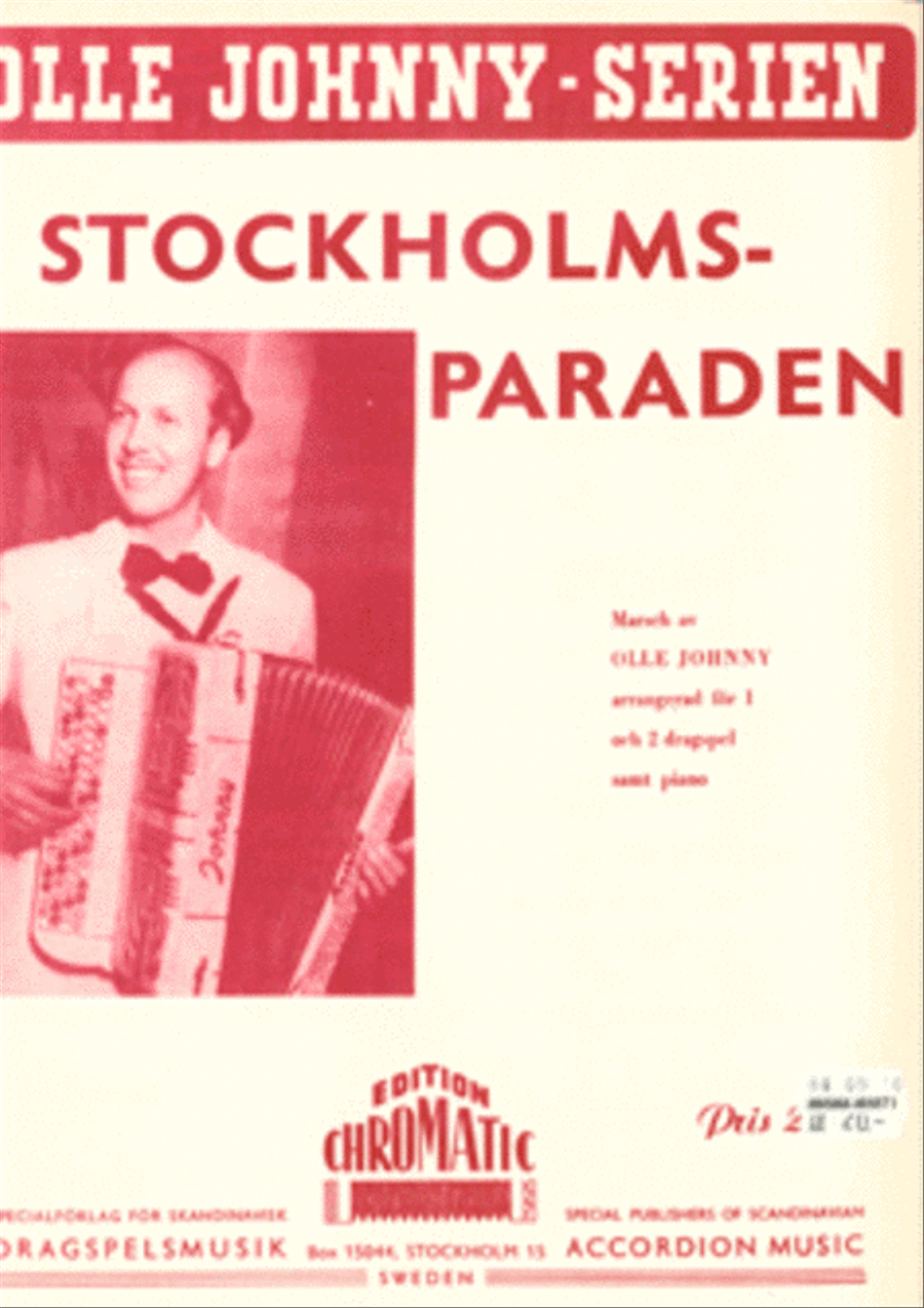 Stockholmsparaden Stockholmsparaden Accordion scores gallery preview page 1