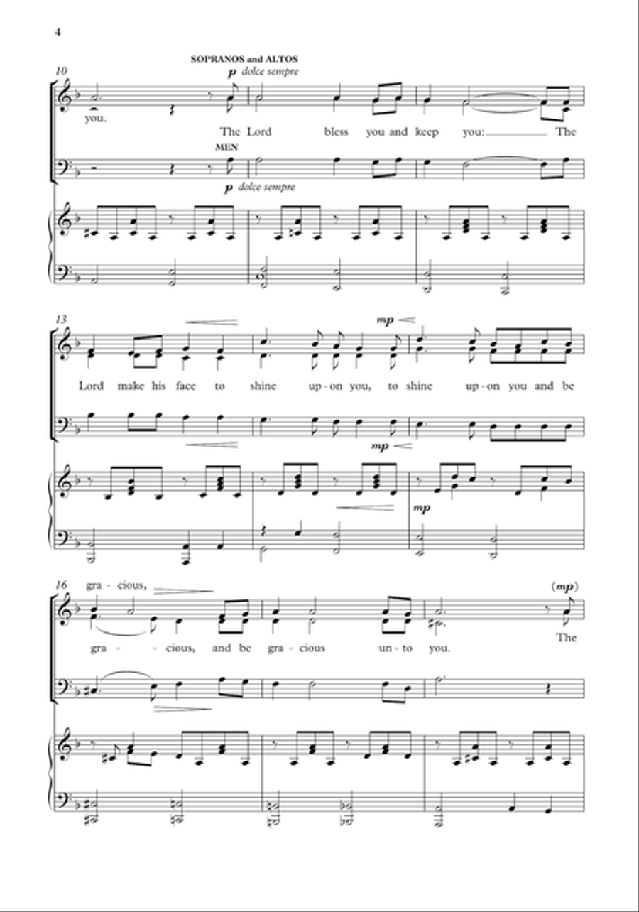 The Lord bless you and keep you SA scores gallery preview page 3