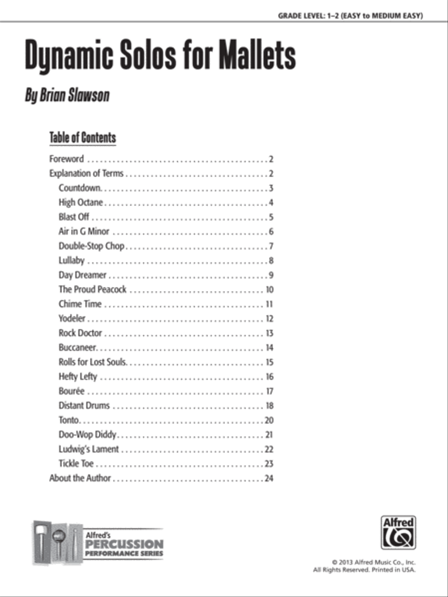 Dynamic Solos for Mallets Small Ensemble scores gallery preview page 2