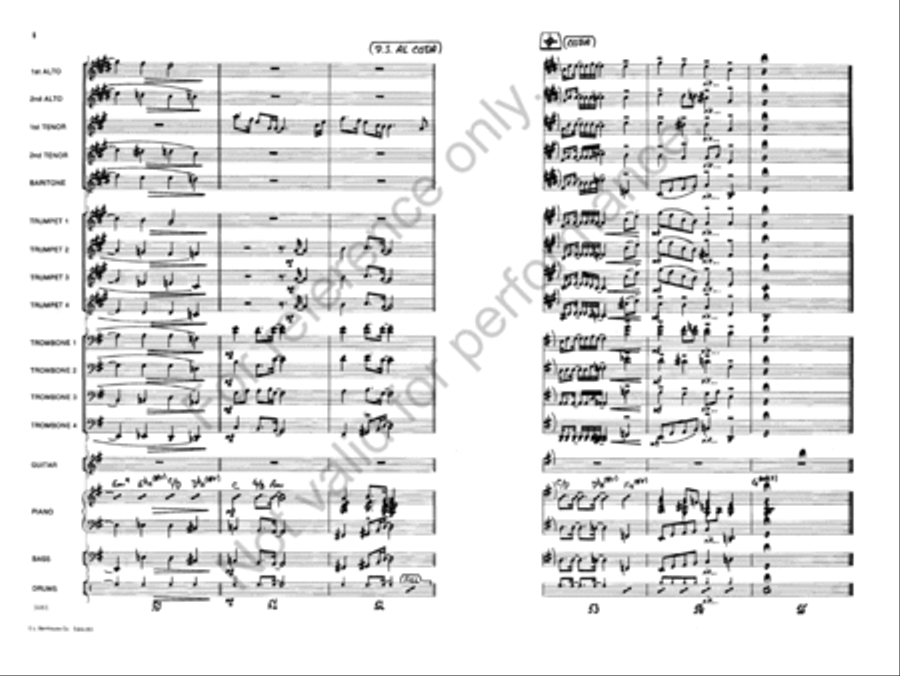 A Long Time Ago A Long Time Ago Jazz Ensemble scores gallery preview page 9