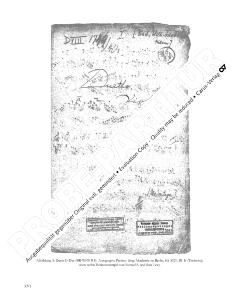 Gesamtausgabe Band 3 (Kammermusik: Duette, Solo- und Triosonaten) Score scores gallery preview page 17