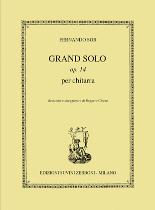 Book cover for Grand Solo Sc 14 Per Chitarra (10)