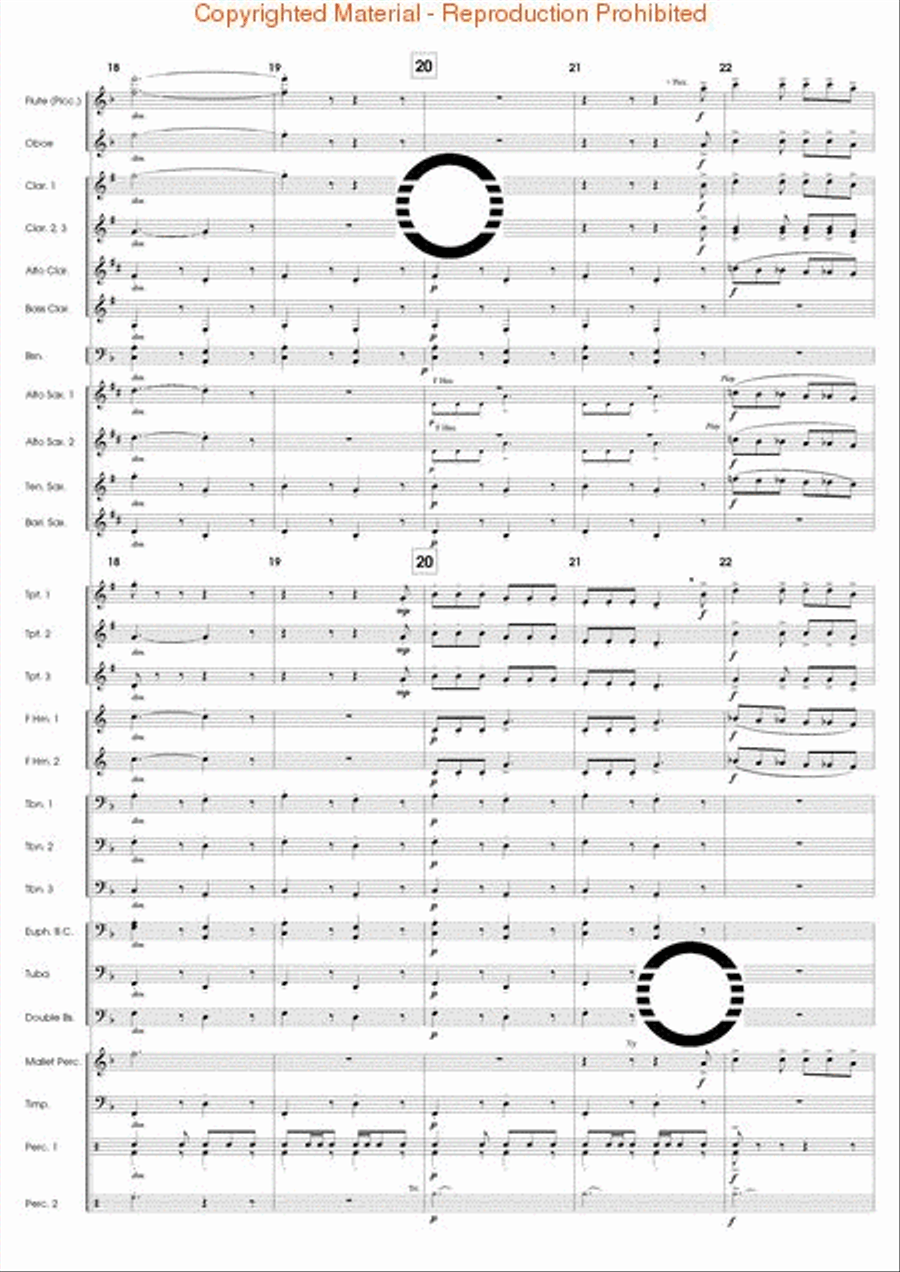 Articulation Studies Concert Band scores gallery preview page 52