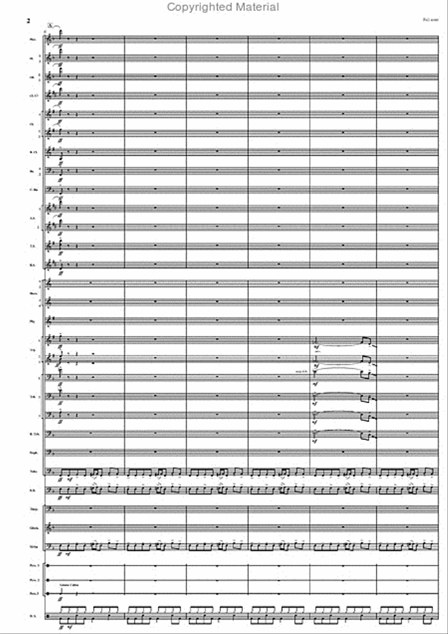Peter Gun Grade 4 Peter Gun Grade 4 Concert Band scores gallery preview page 3