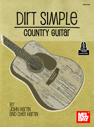 Book cover for Dirt Simple Country Guitar