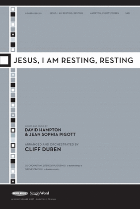 Book cover for Jesus, I Am Resting, Resting - CD ChoralTrax
