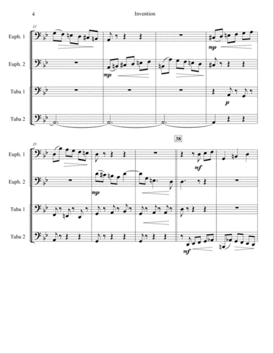 Invention Small Ensemble scores gallery preview page 5