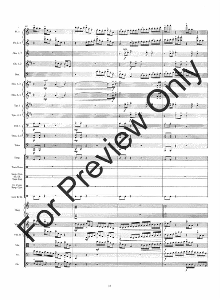 Warrior's Run String Orchestra scores gallery preview page 18