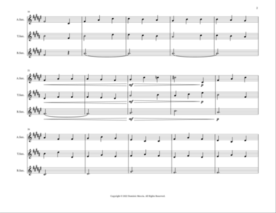 Llwyn On (The Ash Grove) Llwyn On (The Ash Grove) Small Ensemble scores gallery preview page 2