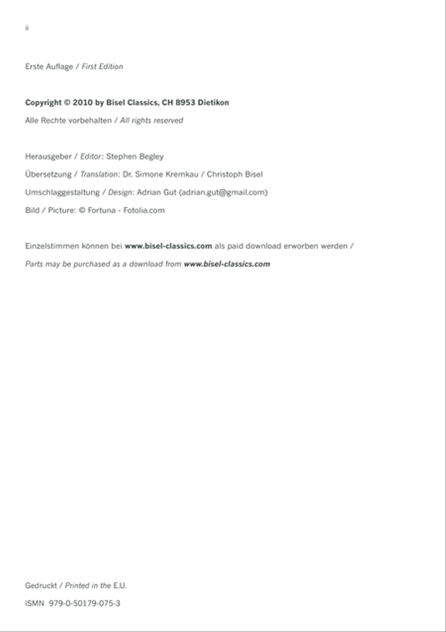 Cembalokonzert - Cembalo Part Harpsichord scores gallery preview page 4