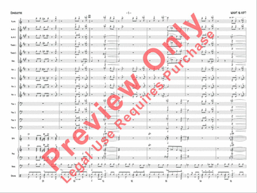 What Is Hip What Is Hip Jazz Ensemble scores gallery preview page 6