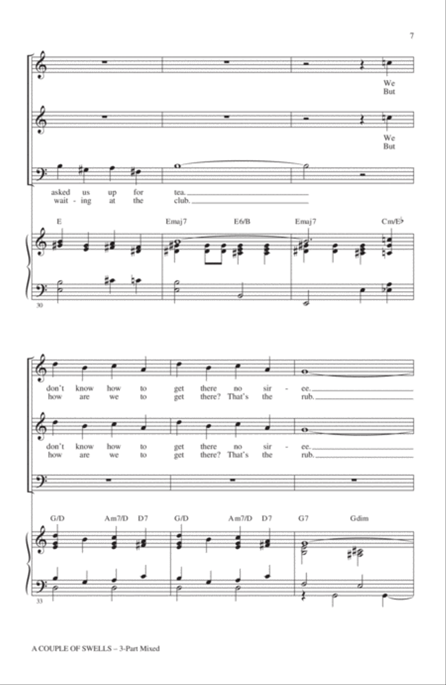 A Couple Of Swells 3-Part scores gallery preview page 5