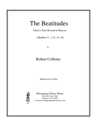 The Beatitudes (Great is Your Reward in Heaven) (medium low voice)