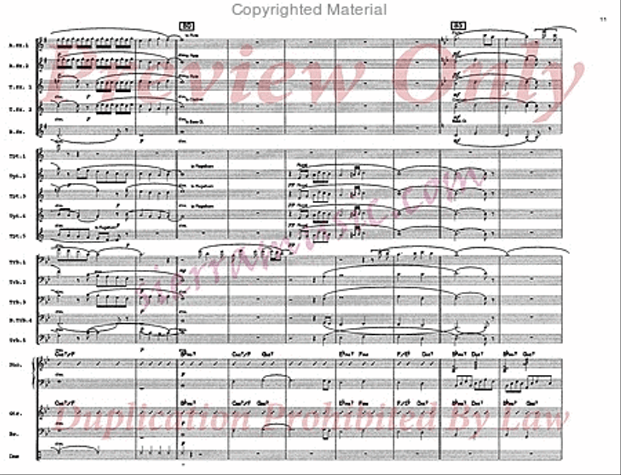 Dream of the Return Big Band scores gallery preview page 12