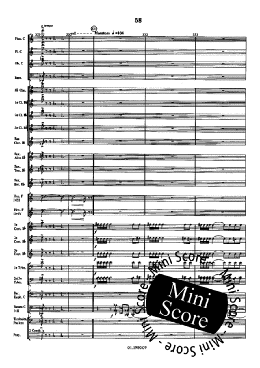 Dynamic Ouverture Concert Band scores gallery preview page 62