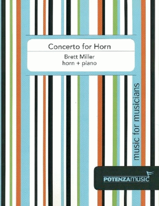 Book cover for Concerto for Horn and Piano