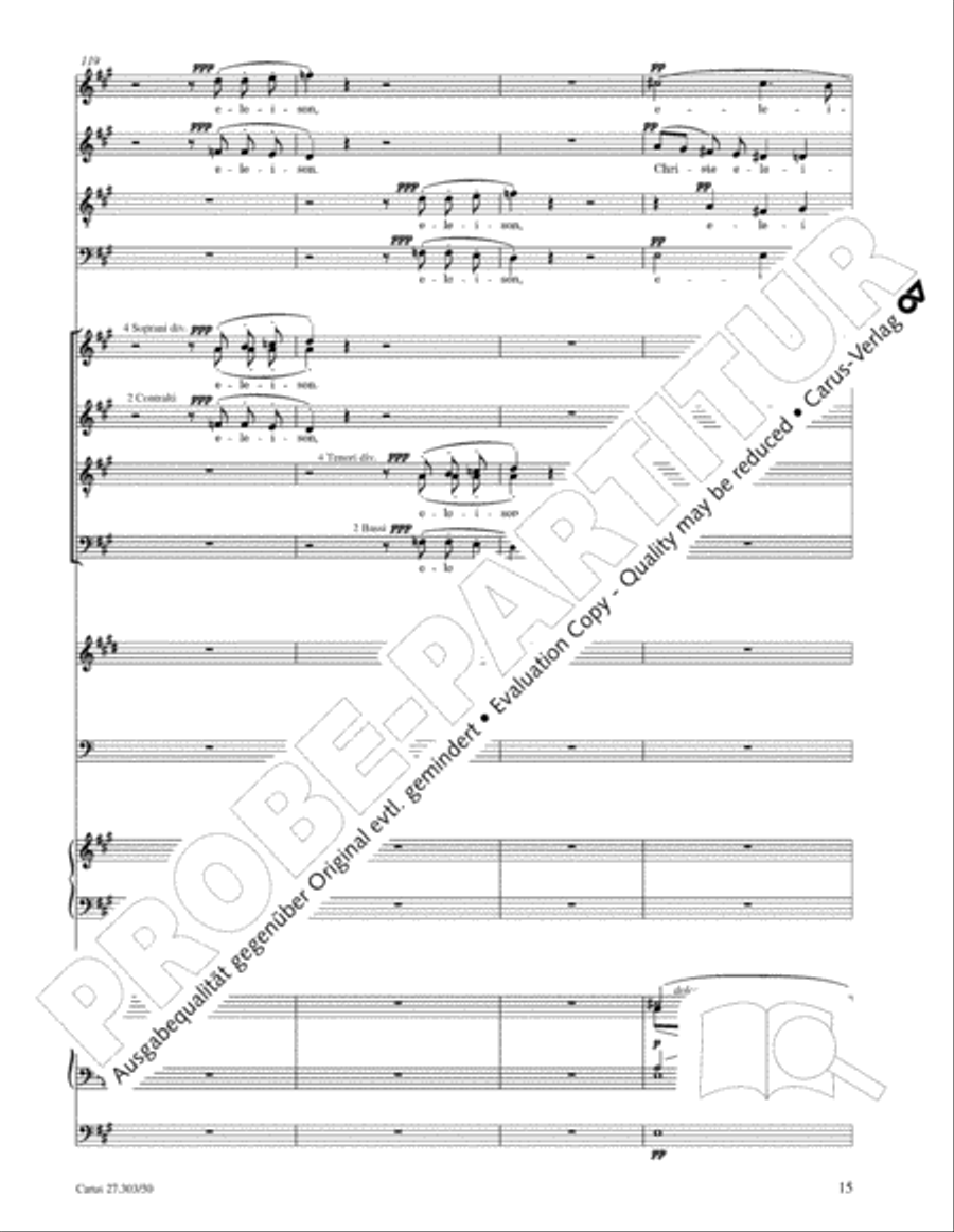Messa da Requiem 4-Part scores gallery preview page 20