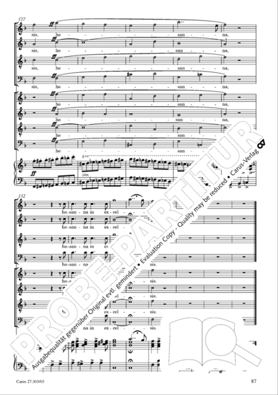 Messa da Requiem 4-Part scores gallery preview page 88