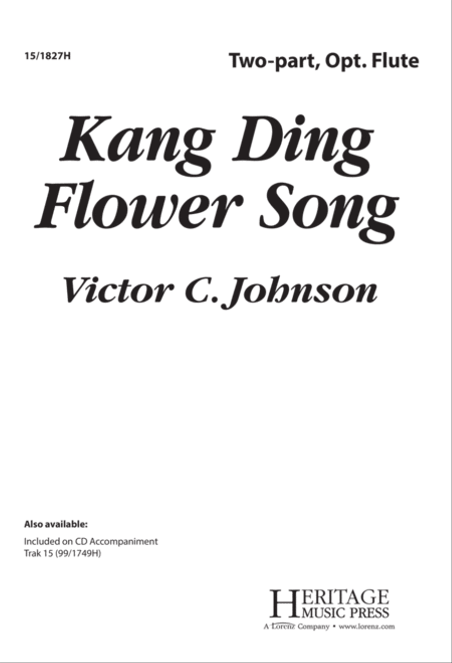 Kang Ding Flower Song Kang Ding Flower Song 2-Part scores gallery preview page 1