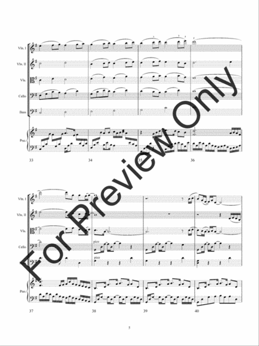 Sailing Kites (Score) String Orchestra scores gallery preview page 10