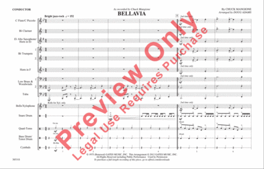Bellavia Marching Band scores gallery preview page 2