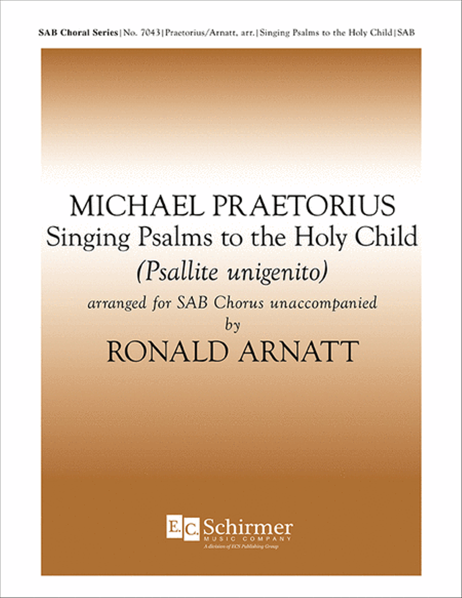 Singing Psalms to the Holy Child (Psallite unigenito) 3-Part scores gallery preview page 1