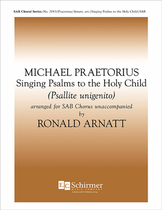 Book cover for Singing Psalms to the Holy Child (Psallite unigenito)