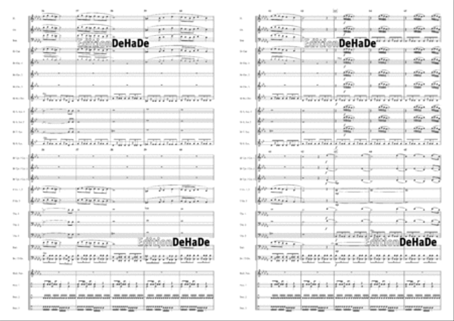 Carnaval de Paris Concert Band scores gallery preview page 7